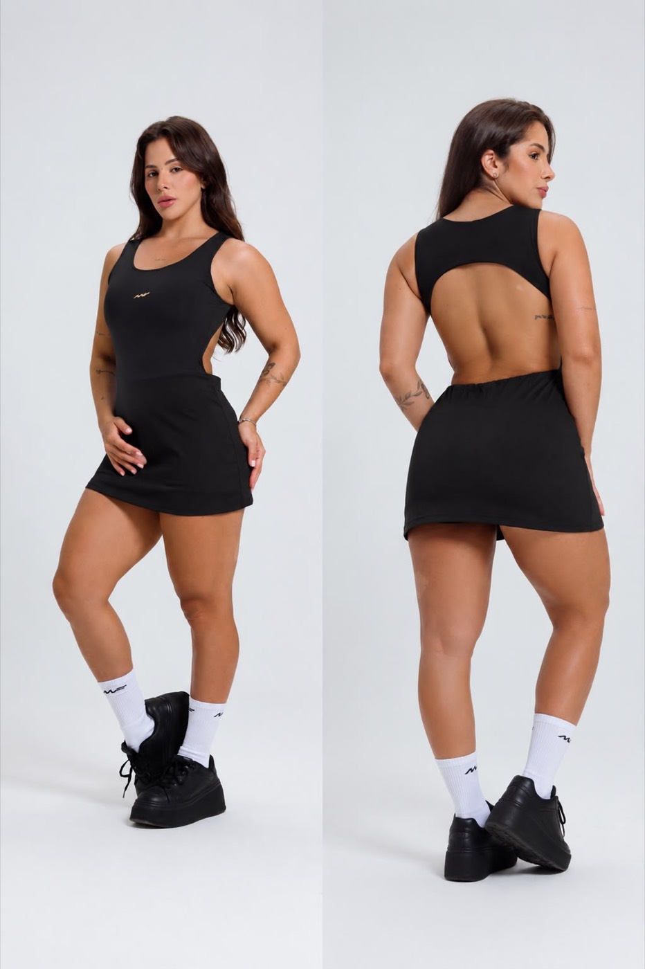 Vestido fitness preto MOVE.HER