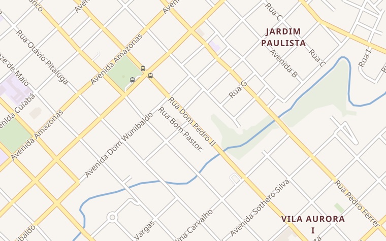 Mapa da loja MOVE.HER na Rua Dom Pedro II, Rondonópolis
